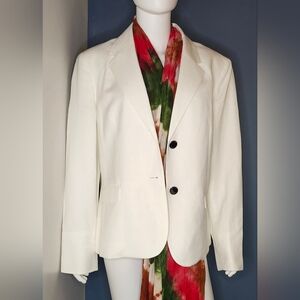 Nine West Linen Lined Blazer